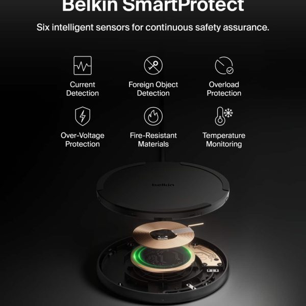 Wireless Charging Pad Qi Fast Charging 15W Desktop Accessory-5