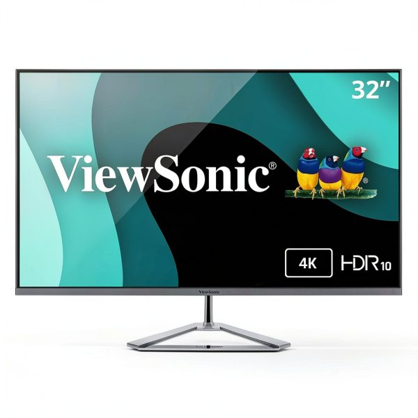 ViewSonic 32 Inch 4K UHD LCD Monitor with VESA Mount-0