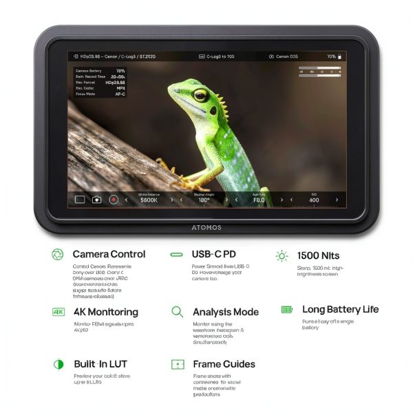 Atomos Shinobi II 5 Inch HDR 4K Monitor for Filmmakers-1