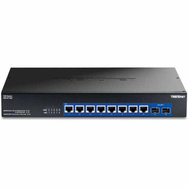 Trendnet 10 Port 10G Unmanaged Switch 8 RJ45 2 SFP+ Ports-0