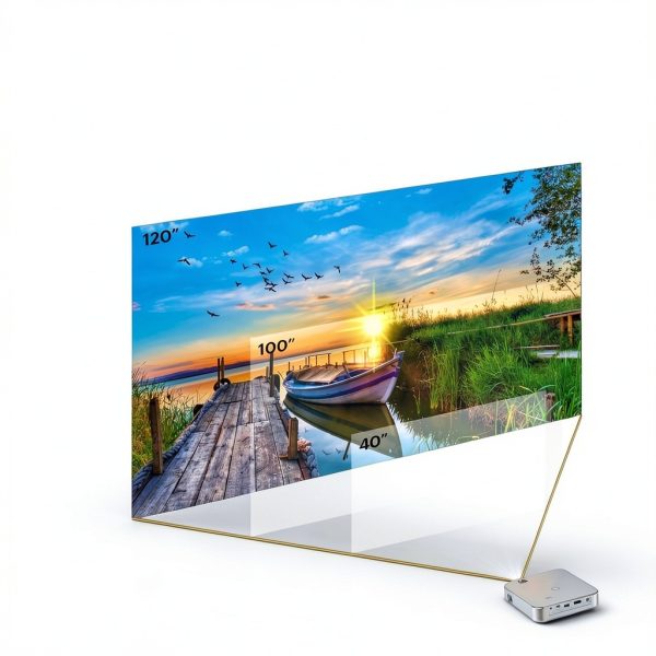 Kodak Luma 400 HD Portable Pico Projector with 80 Screen-1