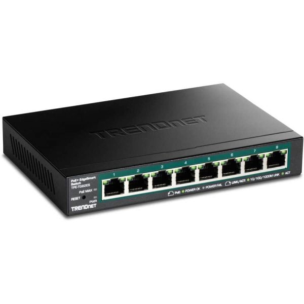 TRENDnet 8 Port Gigabit EdgeSmart PoE Switch Managed-7
