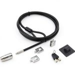 Kensington Desktop Locking Kit Carbon Steel Cable Keyed-0