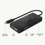 USB C Video Adapter HDMI VGA DisplayPort DVI Work-0