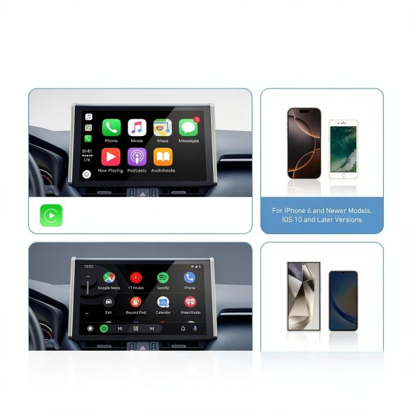Pavo Wireless CarPlay Android Auto Adapter Metal Design-4