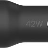 BOOST CHARGE 42W Dual Car Charger Fast Charging iPhone-2