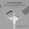BOOST CHARGE Pro Flex Braided USB C Lightning Cable Fast-7