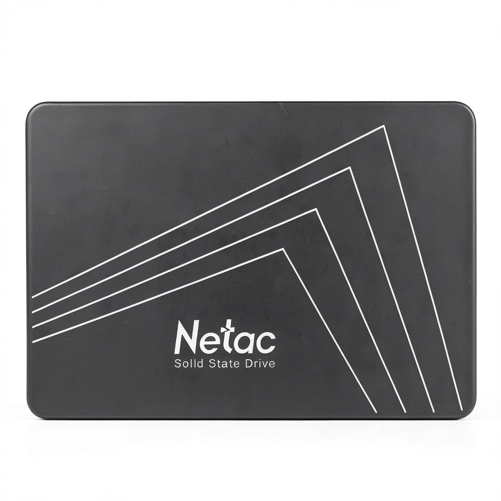 Netac 256GB SSD installed in a laptop showing its compact design