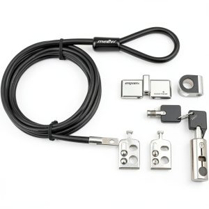 Rocstor Rocbolt Security Locking Kit 8ft Cable 2 Keys-0