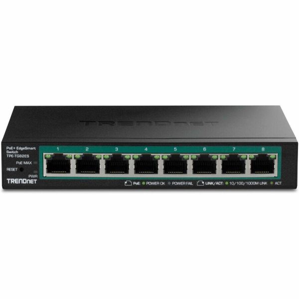 TRENDnet 8 Port Gigabit EdgeSmart PoE Switch Managed-1