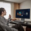 Samsung 32 M90SF 4K UHD Smart OLED Monitor with AI Camera-24