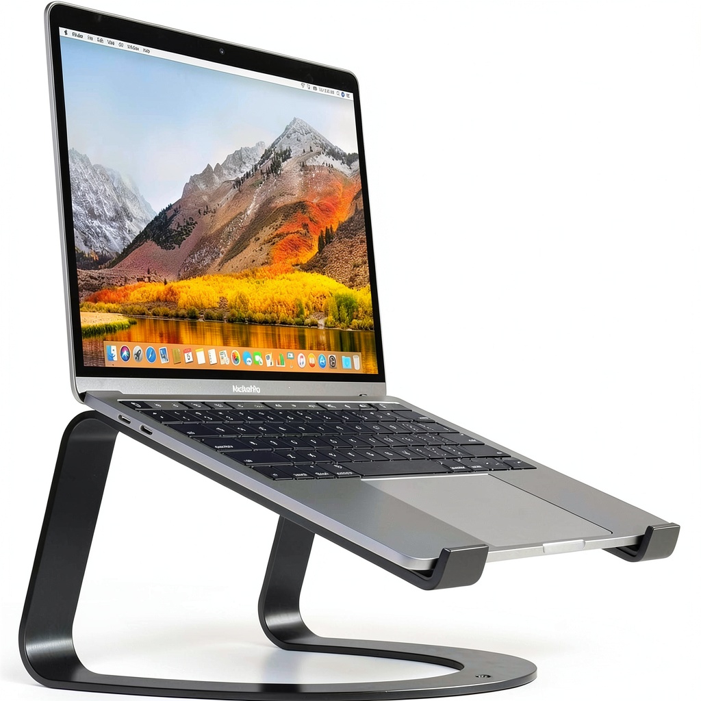 Twelve South laptop stand in a modern office setup