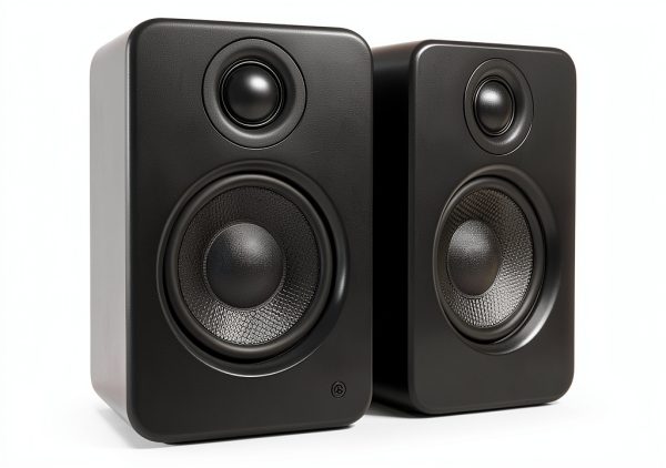 Kanto YU2 Desktop Speakers 3 Inch KEVLAR Woofer Gloss White-0