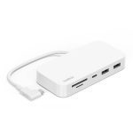 Belkin USB C 6 in 1 Multiport Hub Mount White-0