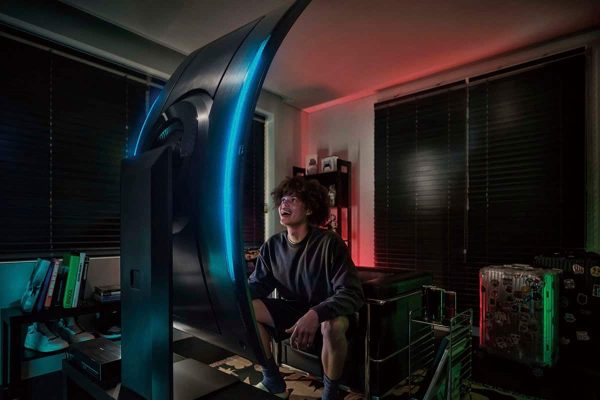 Samsung 55 Odyssey Ark 2nd Gen Curved 4K Gaming Screen-24