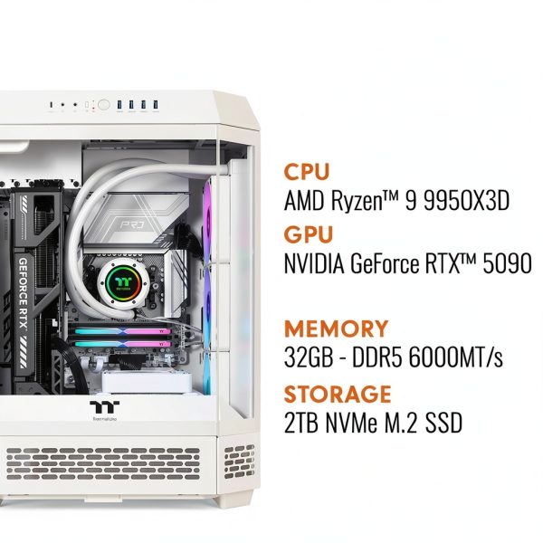 Thermaltake Reactor 9590S Gaming Desktop AMD Ryzen 9 RTX-1