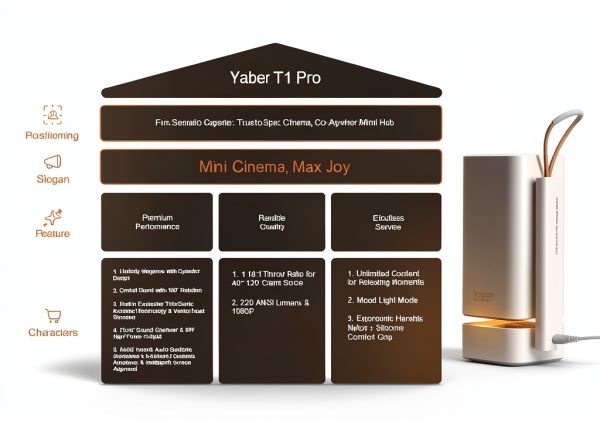 Yaber T1 Pro Projector Full HD Dolby Audio 1080P-10