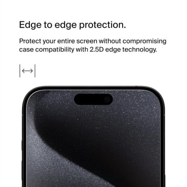 Belkin iPhone Tempered Glass Screen Protector 9H Hardness-5