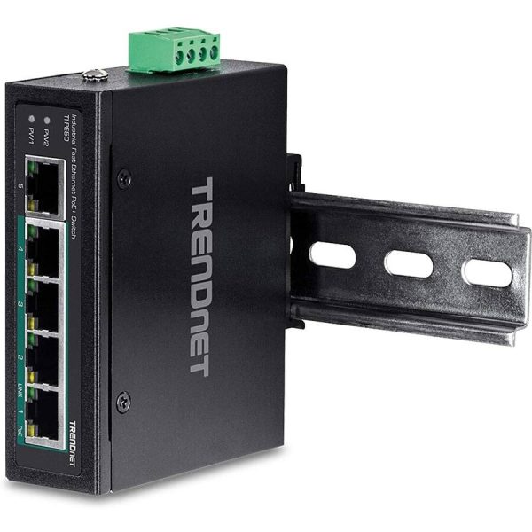 TRENDnet Industrial Fast Ethernet DIN Rail Switch 5 Port-7