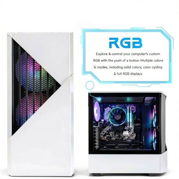 Periphio Castle Gaming PC AMD Ryzen 5 16GB RAM 1TB SSD-1