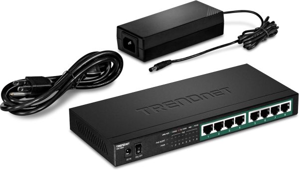 TRENDnet 8 Port Gigabit PoE Switch 120W Power Budget-7