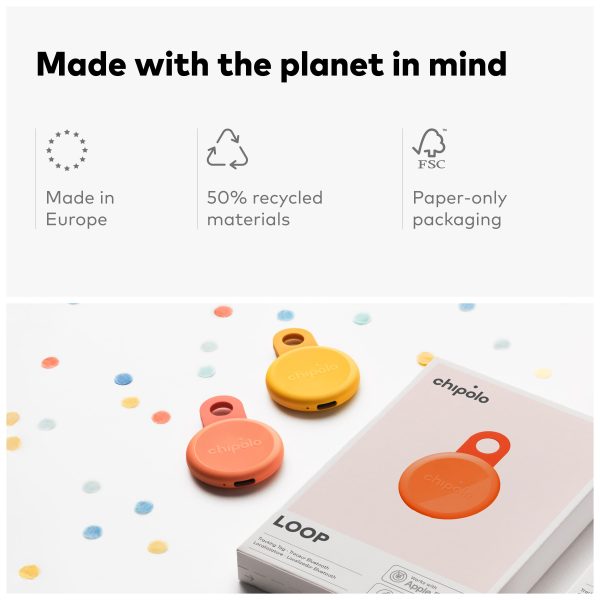 Chipolo LOOP Rechargeable Bluetooth Tracker Keys Bags-5