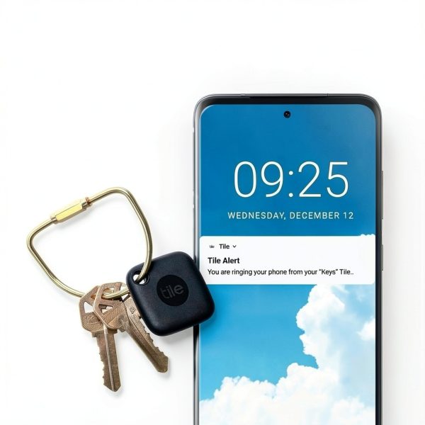 Tile Mate Bluetooth Tracker Find Keys Phone Black White-5
