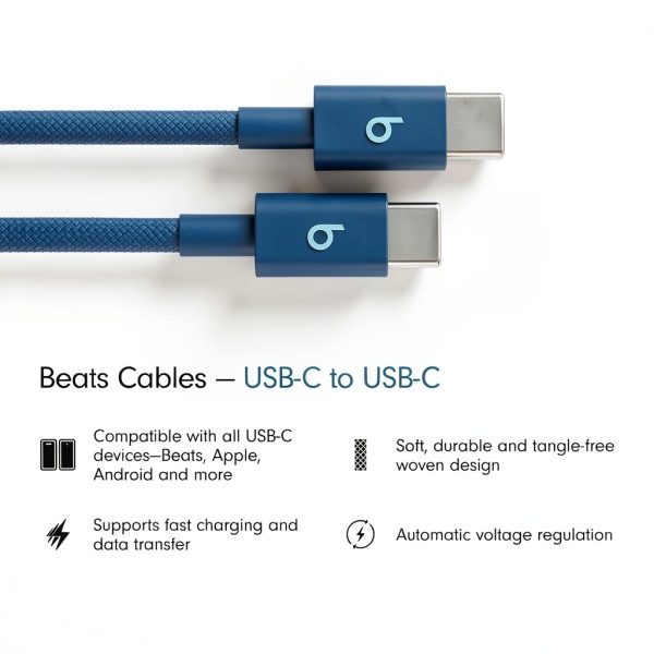 Beats USB C Cable Braided Fast Charging Durable-1