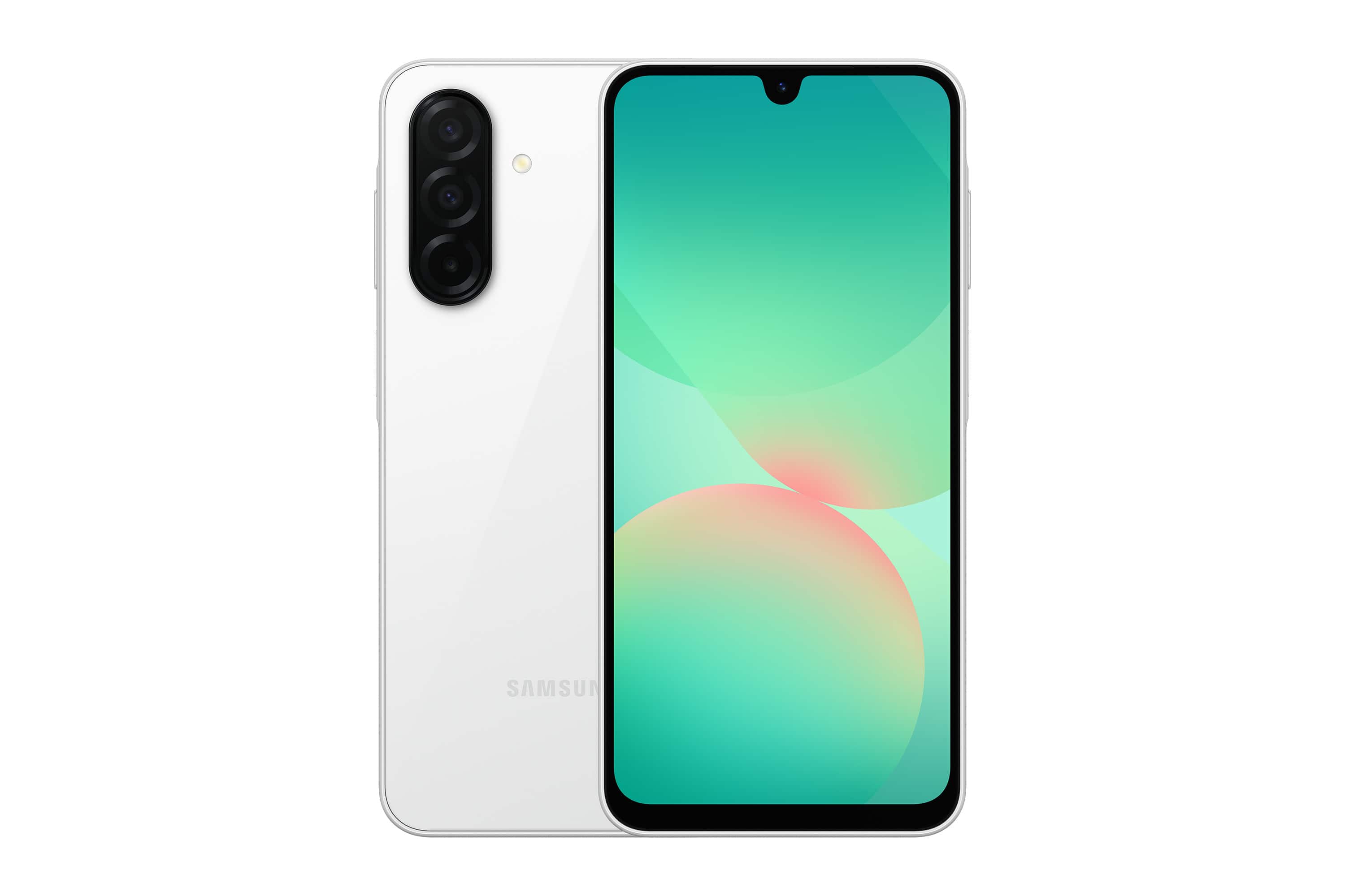 Samsung Galaxy A26 smartphone in Black color on a table