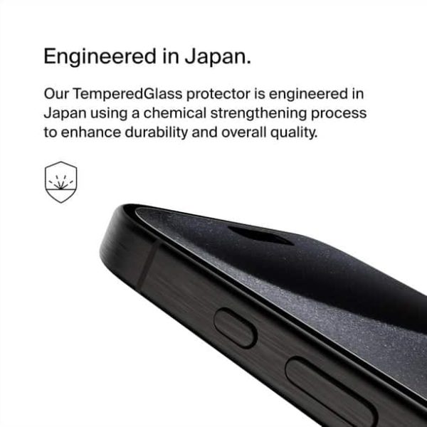 Belkin iPhone Tempered Glass Screen Protector 9H Hardness-4