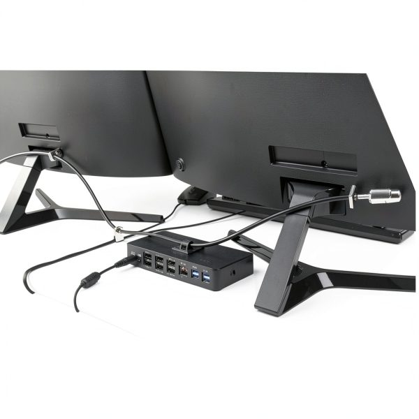 Kensington Desktop Locking Kit Carbon Steel Cable Keyed-7