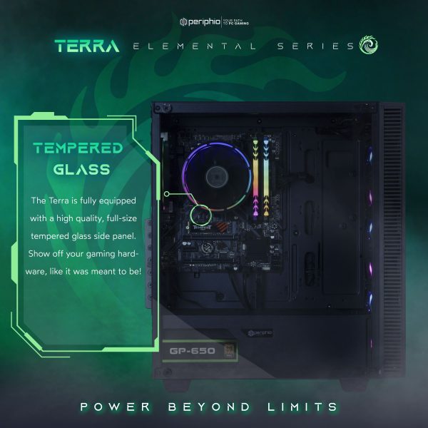 Periphio Terra Gaming PC AMD Ryzen 5 16GB RAM 1TB NVMe-2