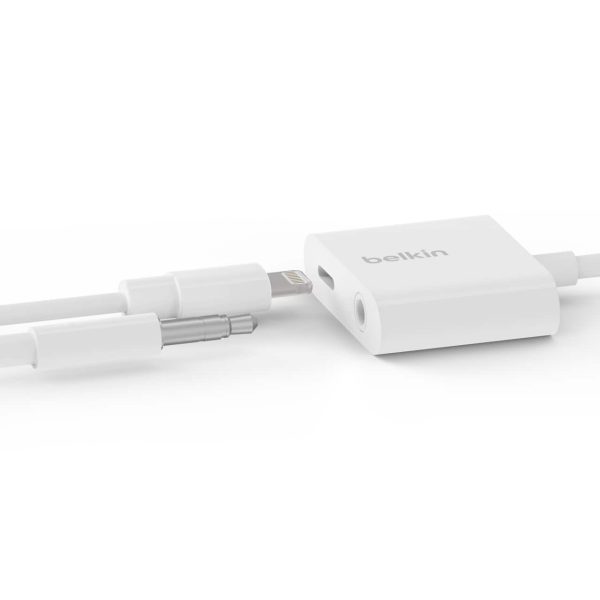 RockStar 3.5mm Audio Charge Adapter for iPhone MFi Certified-3