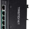 TRENDnet Industrial Fast Ethernet DIN Rail Switch 5 Port-10