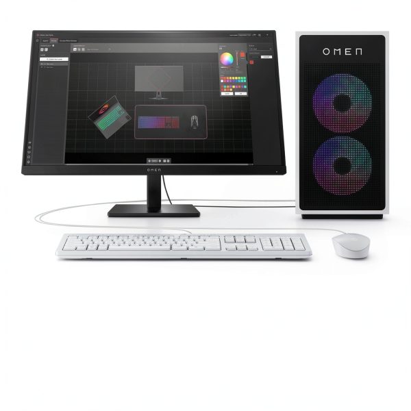 HP OMEN 35L Gaming Desktop AMD Ryzen 7 9800X3D 32GB DDR5-4
