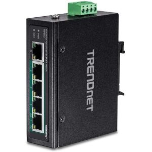 TRENDnet Industrial Fast Ethernet DIN Rail Switch 5 Port-0