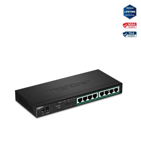 TRENDnet 8 Port Gigabit PoE Switch 120W Power Budget-6