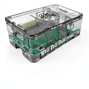 CanaKit Raspberry Pi 4 2GB Starter Kit Clear Case Computer-0