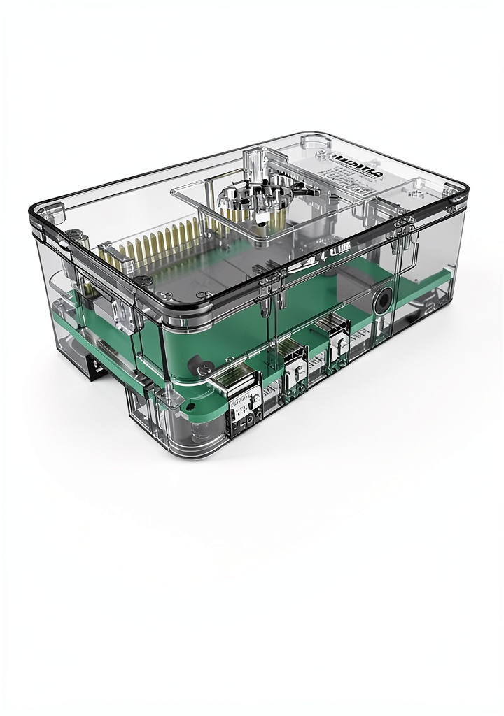 CanaKit Raspberry Pi 4 Starter Kit with clear case and accessories