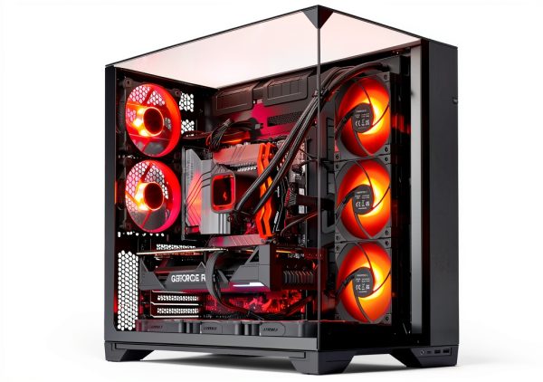 Skytech Gaming O11V Desktop AMD Ryzen 7 7700 32GB RX 9070XT-2