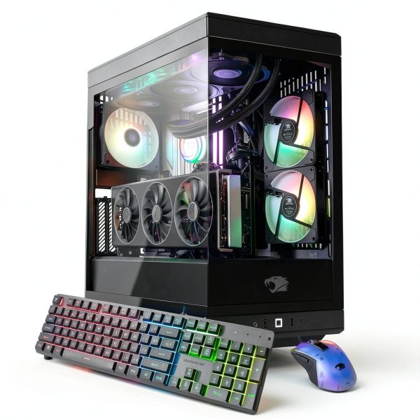 iBUYPOWER Gaming Desktop AMD Ryzen 7 9800X3D Radeon RX-0