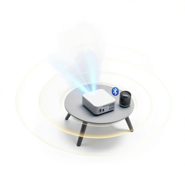 TOPVISION Portable Mini Projector Electric Focus FHD 1080P-4