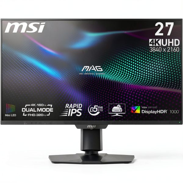 MSI 27 Inch MiniLED Gaming Monitor UHD 320Hz Console Mode-0