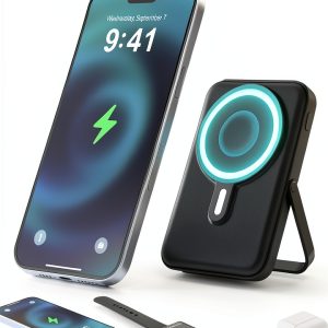 Entronix Magnetic Wireless Power Bank 10000mAh Fast Charging-0
