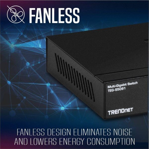 TRENDnet 9 Port 2.5G Switch 10G SFP+ Unmanaged Network-4