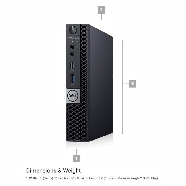 Dell OptiPlex 5060 Micro Desktop Intel i5 16GB RAM Content-1