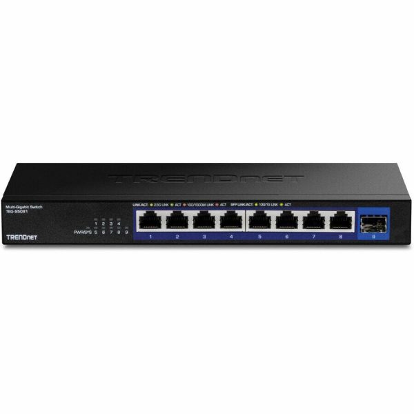 TRENDnet 9 Port 2.5G Switch 10G SFP+ Unmanaged Network-3