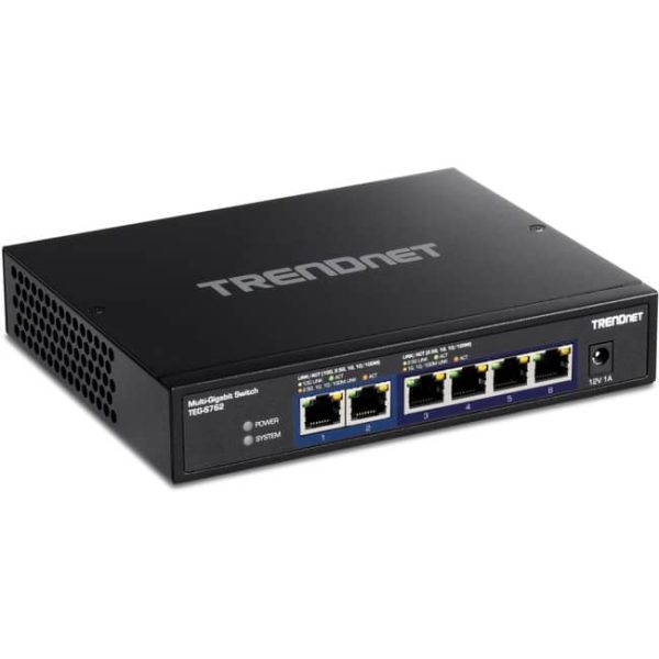 TRENDnet 6 Port 10G Switch 2x10G Ports 60Gbps Fanless-0