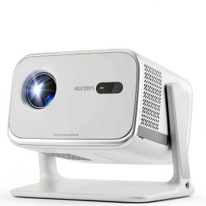 Aurzen Smart Projector Google TV 500 ANSI Lumens Dolby Audio-0