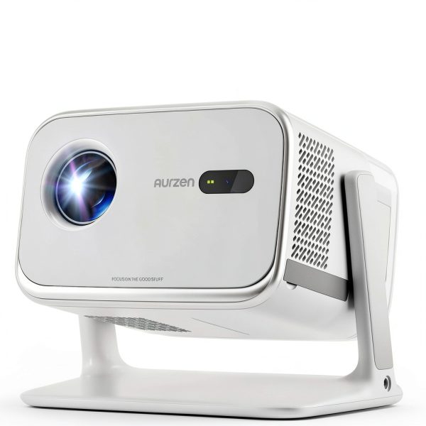 Aurzen Smart Projector Google TV 500 ANSI Lumens Dolby Audio-0